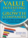 Cover image for Value Investing in Growth Companies